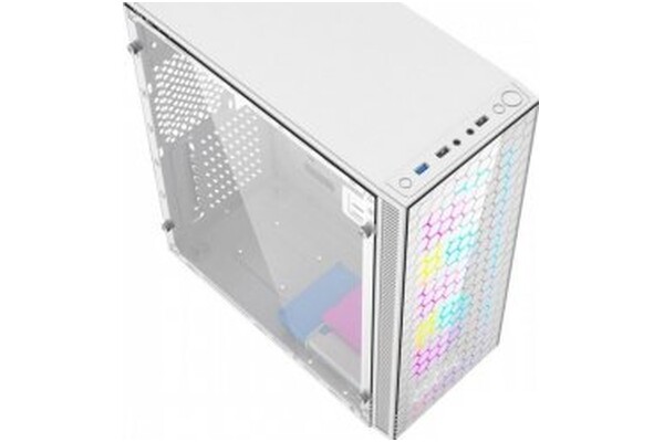 Obudowa PC Gembird CCCFC500W Fornax 500 Midi Tower biały