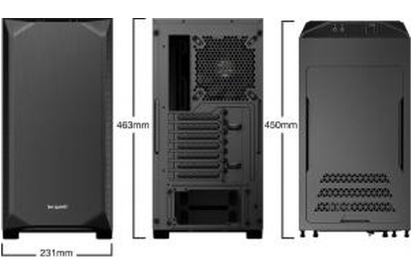 Obudowa PC be quiet! Pure Base 500 Midi Tower czarny