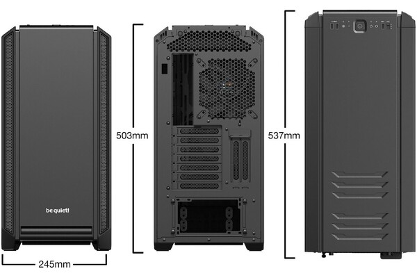 Obudowa PC be quiet! Silent Base 601 Midi Tower czarny