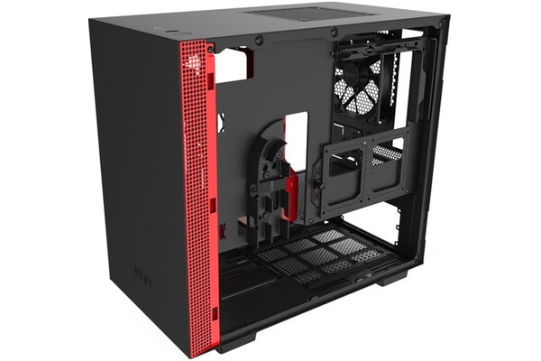 Obudowa PC NZXT H210I Mini Tower czarno-czerwony