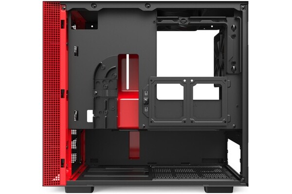 Obudowa PC NZXT H210I Mini Tower czarno-czerwony