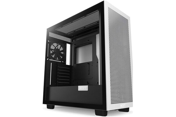 Obudowa PC NZXT H71F Flow Midi Tower czarno-biały