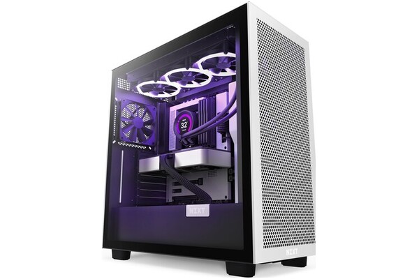 Obudowa PC NZXT H71F Flow Midi Tower czarno-biały