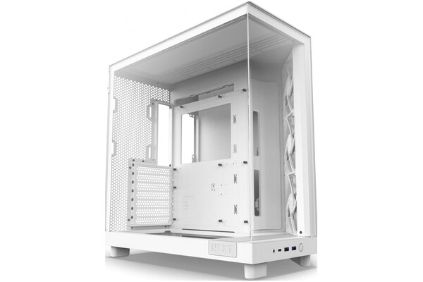 Obudowa PC NZXT H61F Flow Midi Tower biały