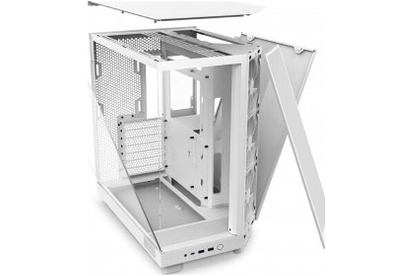 Obudowa PC NZXT H61F Flow Midi Tower biały