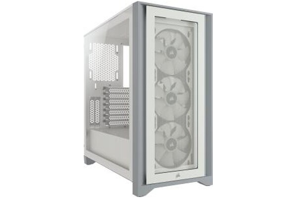 Obudowa PC CORSAIR 4000X iCue Midi Tower biały