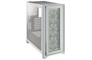 Obudowa PC CORSAIR 4000X iCue Midi Tower biały