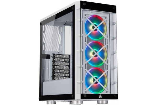 Obudowa PC CORSAIR 465X iCue Midi Tower biały