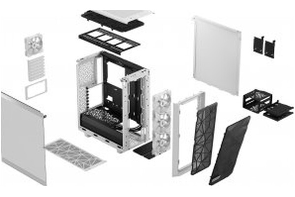 Obudowa PC Fractal Design Meshify 2 Compact Midi Tower biały