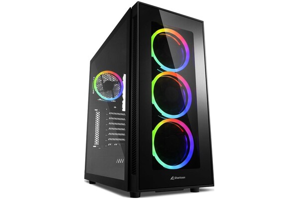 Obudowa PC Sharkoon TG5 Silent Midi Tower czarny