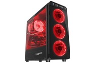 Obudowa PC Genesis Irid 300 Midi Tower czarno-czerwony