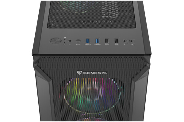 Obudowa PC Genesis Irid 505 Midi Tower czarny