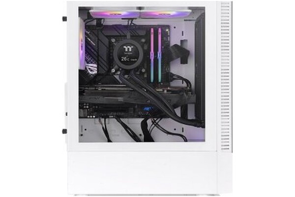 Obudowa PC Thermaltake 20 View TG Midi Tower biały