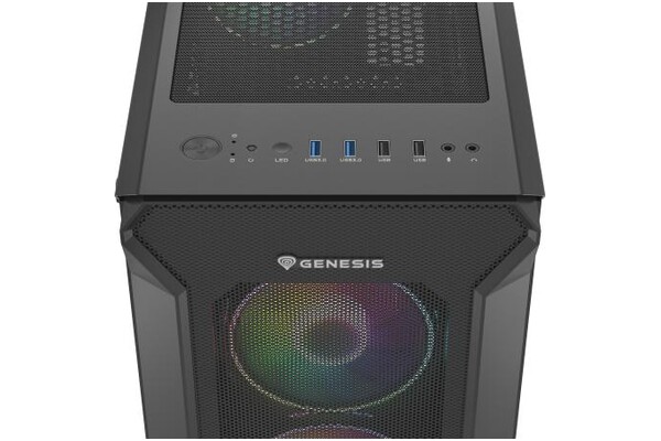 Obudowa PC Genesis Irid 505 V2 Midi Tower czarny