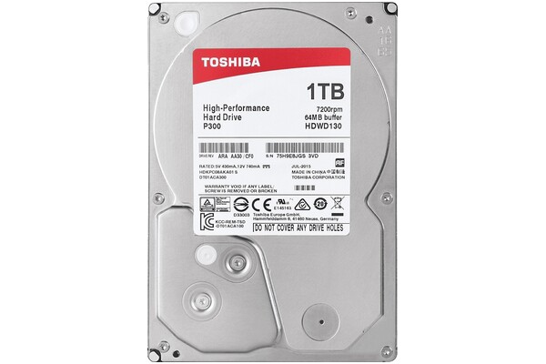 Dysk wewnętrzny TOSHIBA HDWD110UZSVA P300 HDD SATA (3.5") 1TB