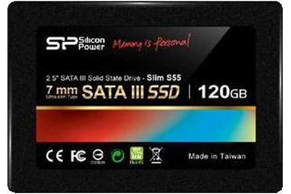 Dysk wewnętrzny Silicon Power S55 Slim SSD SATA (2.5") 120GB