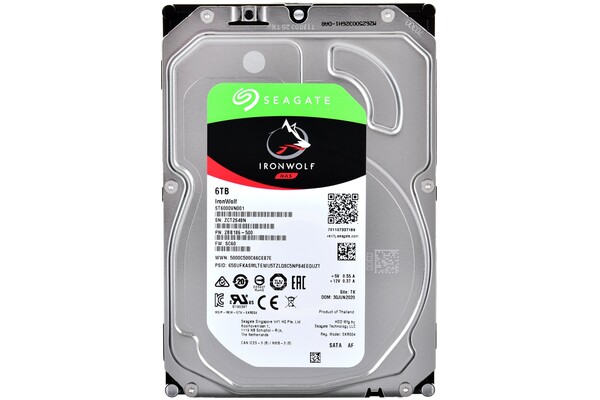 Dysk wewnętrzny Seagate ST6000VN001 Ironwolf HDD SATA (3.5") 6TB