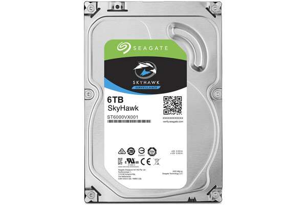 Dysk wewnętrzny Seagate ST6000VX001 Skyhawk HDD SATA (3.5") 6TB