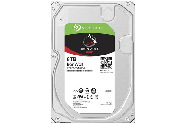 Dysk wewnętrzny Seagate ST8000VN004 Ironwolf HDD SATA (3.5") 8TB