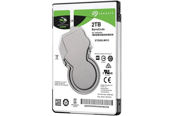 Dysk wewnętrzny Seagate ST2000LM015 BarraCuda HDD SATA (2.5") 2TB