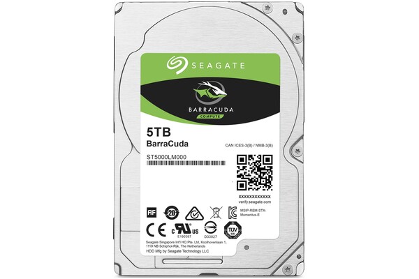 Dysk wewnętrzny Seagate ST5000LM000 BarraCuda HDD SATA (2.5") 5TB