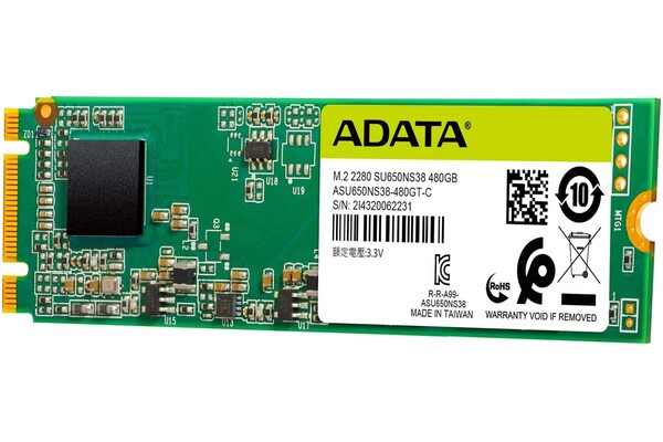 Dysk wewnętrzny Adata SU650 Ultimate SSD M.2 NVMe 480GB