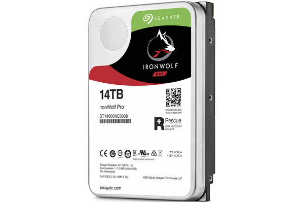 Dysk wewnętrzny Seagate ST14000NE0008 Ironwolf HDD SATA (3.5") 14TB