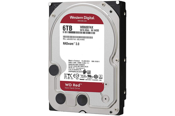 Dysk wewnętrzny WD WD60EFAX Red HDD SATA (3.5") 6TB