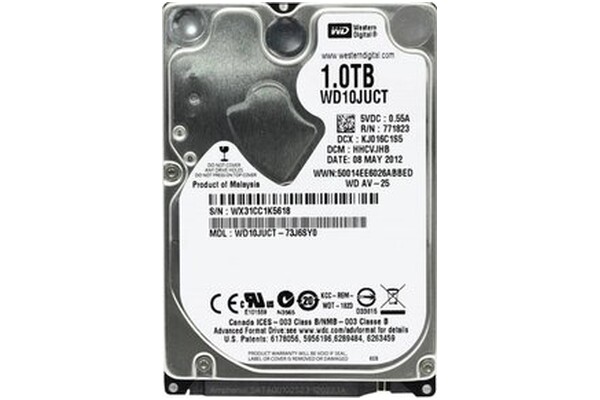 Dysk wewnętrzny WD WD10JUCT HDD SATA (2.5") 1TB