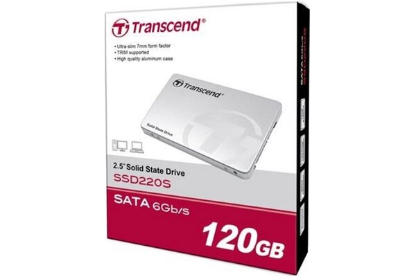 Dysk wewnętrzny Transcend TS120GSSD220S 220S SSD SATA (2.5") 120GB