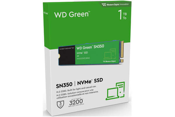 Dysk wewnętrzny WD SN350 Green SSD M.2 NVMe 1TB