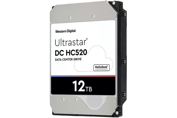Dysk wewnętrzny WD HC520 Ultrastar HDD SATA (3.5") 12TB