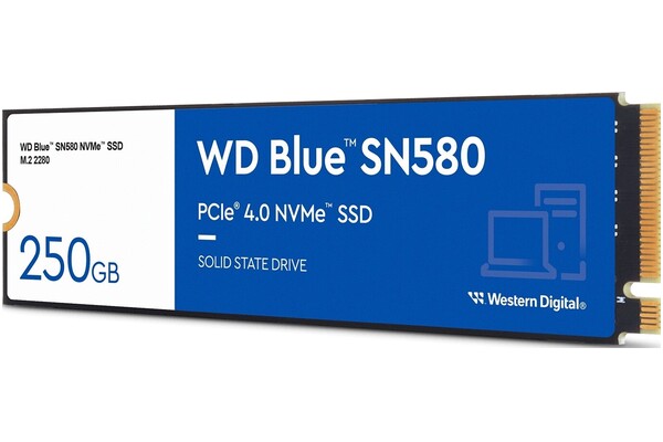 Dysk wewnętrzny WD SN580 Blue SSD M.2 NVMe 250GB