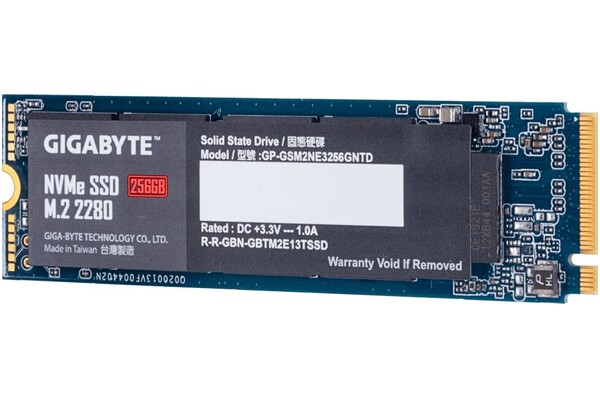 Dysk wewnętrzny GIGABYTE GPGSM2NE3256GNTD SSD M.2 NVMe 256GB