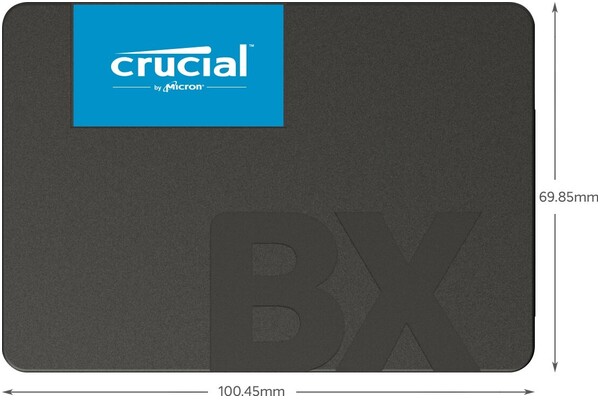 Dysk wewnętrzny Crucial BX500 SSD SATA (2.5") 500GB