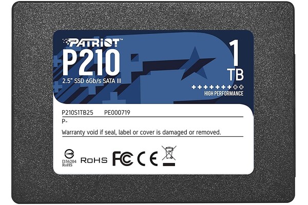 Dysk wewnętrzny Patriot P210 SSD SATA (2.5") 1TB