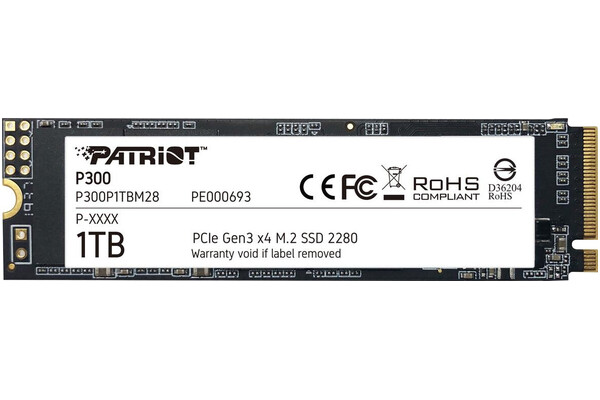 Dysk wewnętrzny Patriot P300 SSD M.2 NVMe 1TB
