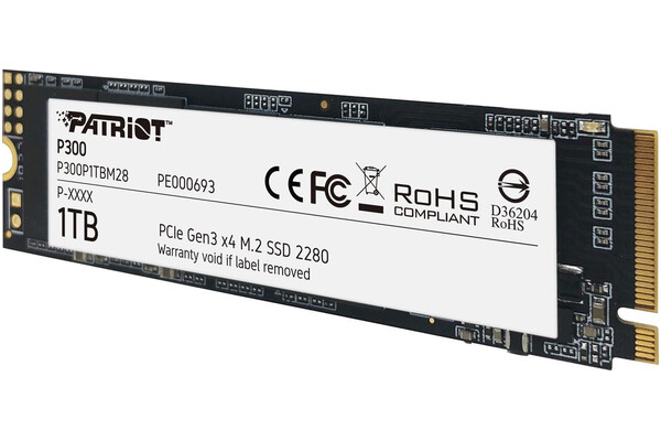 Dysk wewnętrzny Patriot P300 SSD M.2 NVMe 1TB