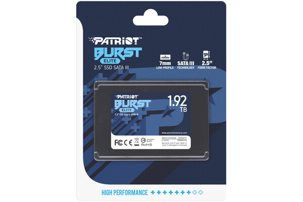 Dysk wewnętrzny Patriot Burst Elite SSD SATA (2.5") 1.9TB