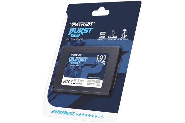 Dysk wewnętrzny Patriot Burst Elite SSD SATA (2.5") 1.9TB