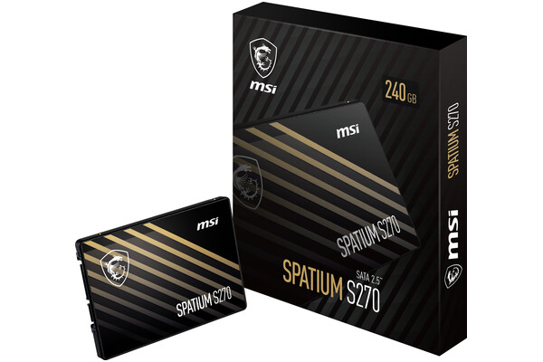 Dysk wewnętrzny MSI S270 Spatium SSD SATA (2.5") 240GB