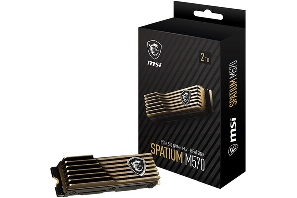 Dysk wewnętrzny MSI M570 Spatium SSD M.2 NVMe 2TB