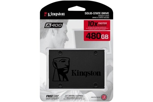 Dysk wewnętrzny Kingston A400 SSD SATA (2.5") 480GB