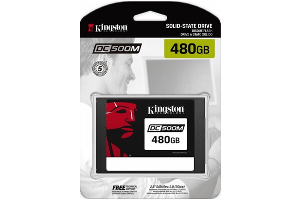 Dysk wewnętrzny Kingston DC500M SSD SATA (2.5") 480GB