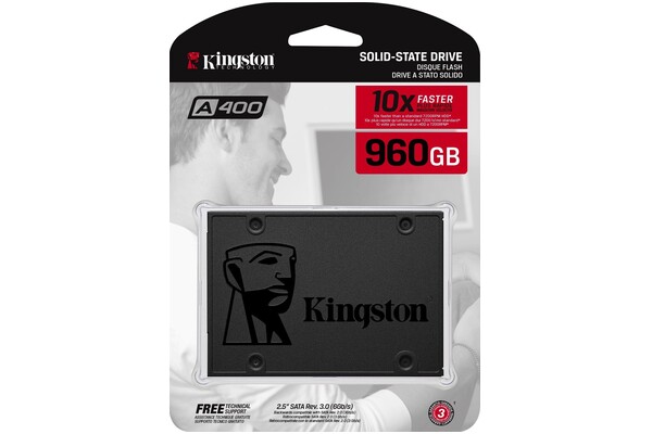 Dysk wewnętrzny Kingston A400 SSD SATA (2.5") 960GB