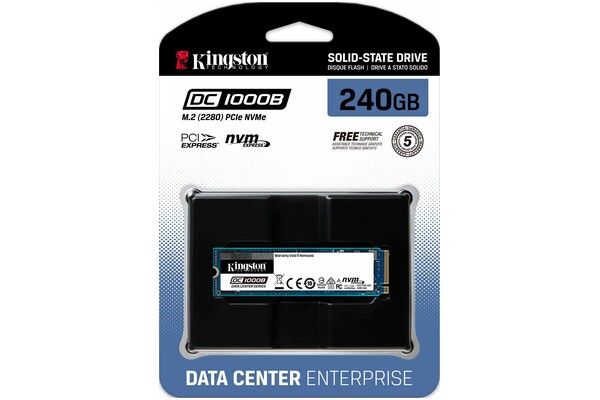 Dysk wewnętrzny Kingston DC1000B SSD M.2 NVMe 240GB