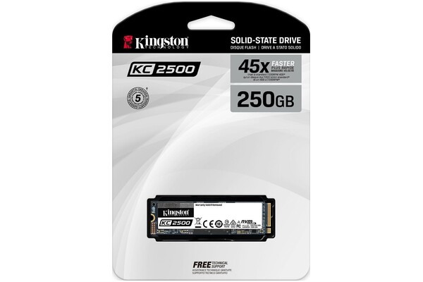 Dysk wewnętrzny Kingston KC2500 SSD M.2 NVMe 250GB