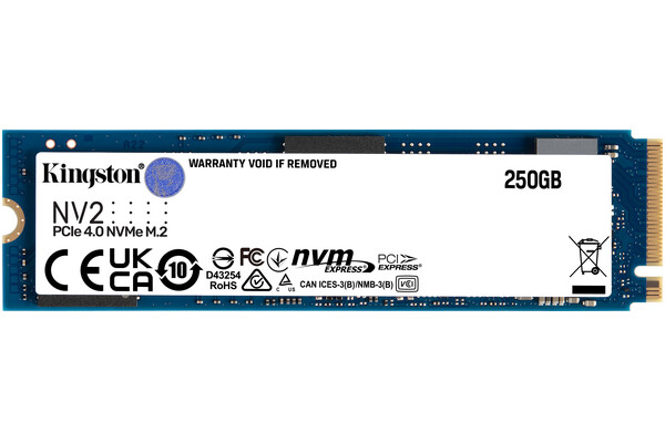 Dysk wewnętrzny Kingston NV2 SSD M.2 NVMe 250GB