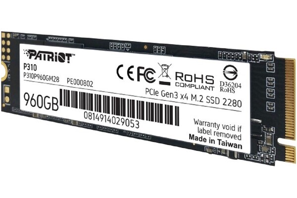 Dysk wewnętrzny Patriot P310 SSD M.2 NVMe 960GB