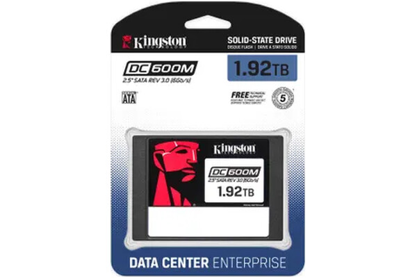 Dysk wewnętrzny Kingston DC600M SSD SATA (2.5") 1.9TB